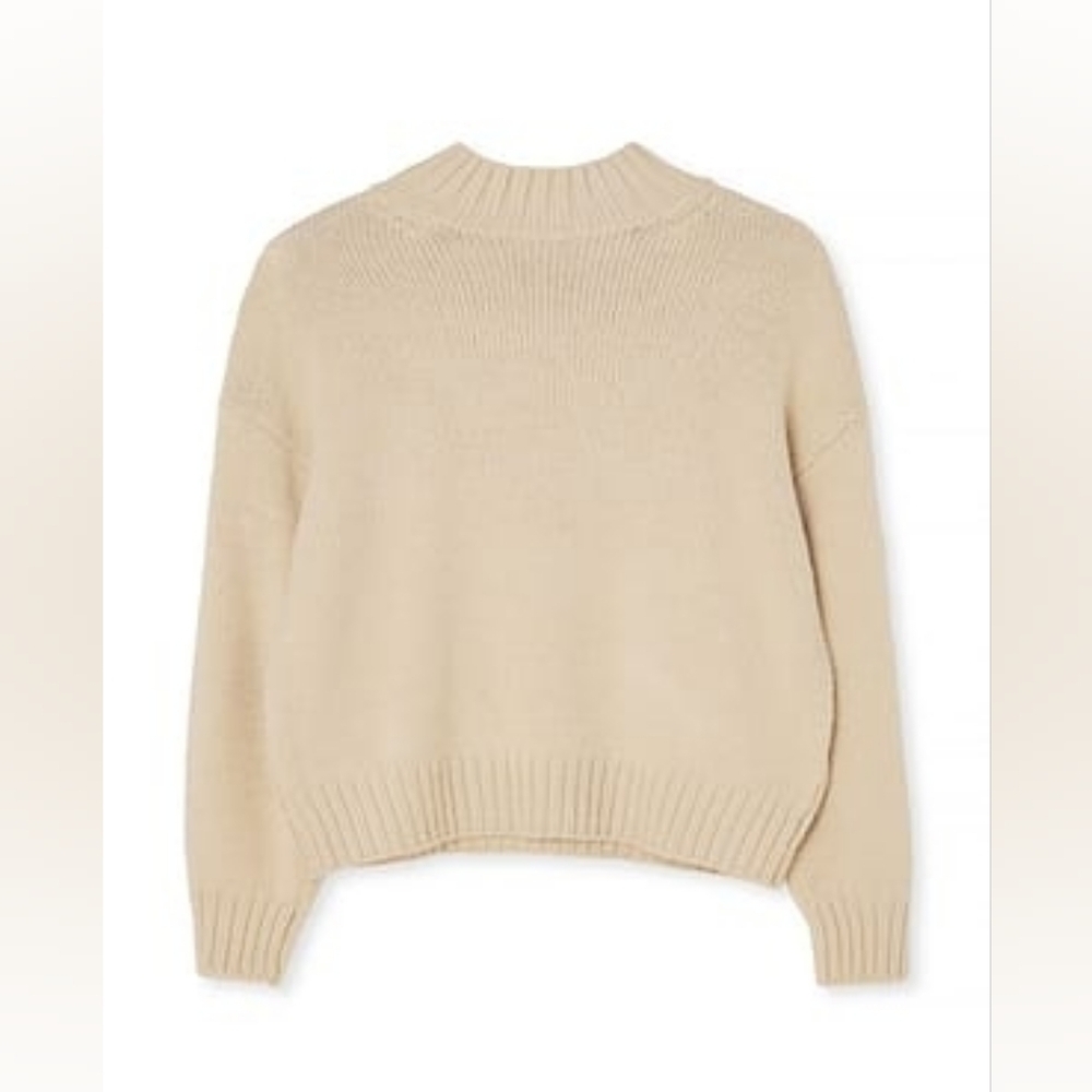 NA-KD Cozy Cream knitted Women's Sweater